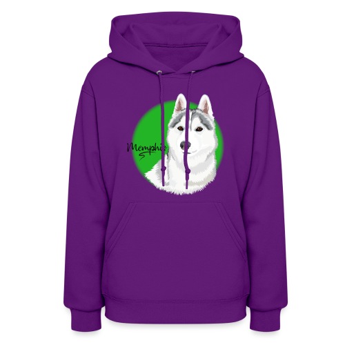 Memphis the Husky from Gone to the Snow Dogs - Women's Hoodie