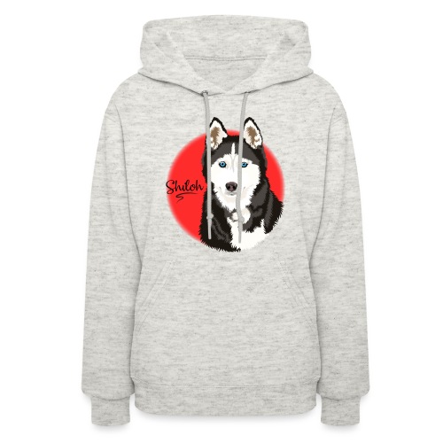 Shiloh the Husky from Gone to the Snow Dogs - Women's Hoodie