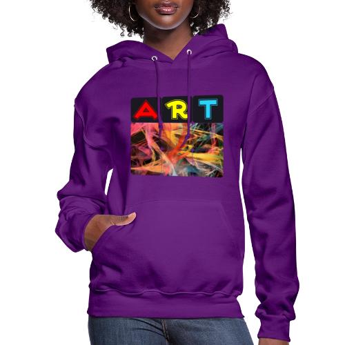 Chaotic Threads of Art - Women's Hoodie