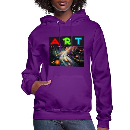 Swirls of Colorful Art - Women's Hoodie