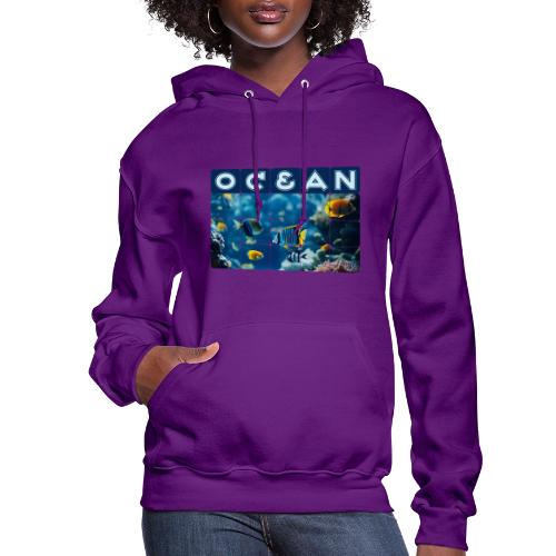 Ocean: Underwater Radiance - Women's Hoodie