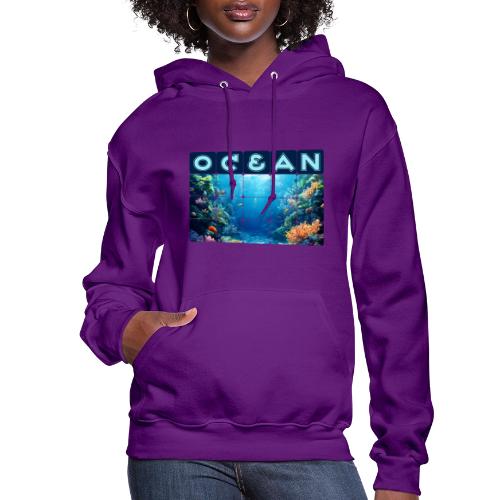 Ocean: Tropical Drift - Women's Hoodie