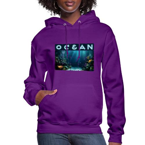 Ocean: Rainbow Reef Life - Women's Hoodie