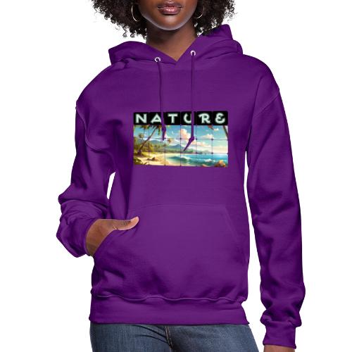 Nature: Sun-Kissed Shore - Women's Hoodie