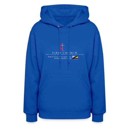FUMCSD Logo (white text) - Women's Hoodie