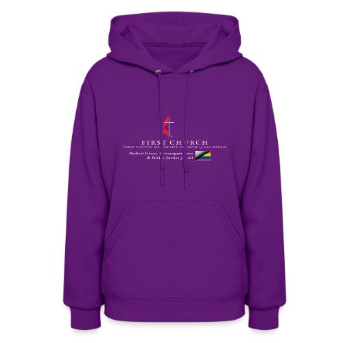 FUMCSD Logo (white text) - Women's Hoodie