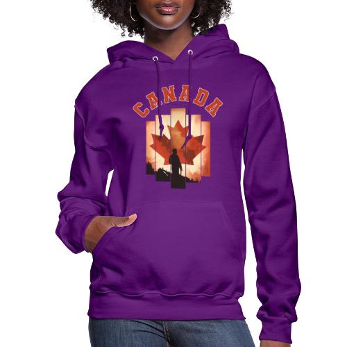 Proud Canadian Shadow - Women's Hoodie