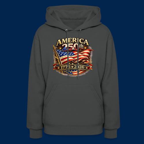 American Flag 250th Anniversary Design | USA - Women's Hoodie