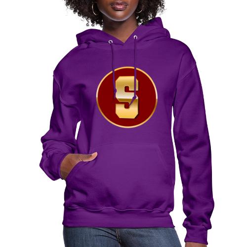 Letter S – Capital Varsity Alphabet Monogram - Women's Hoodie