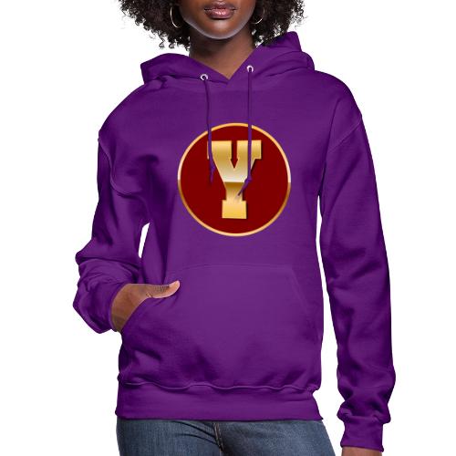 Letter Y – Capital Varsity Alphabet Monogram - Women's Hoodie