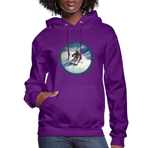 Skiing Power Moves - Women's Hoodie