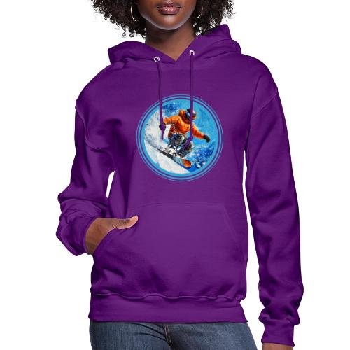 Snowboarding Motion - Women's Hoodie