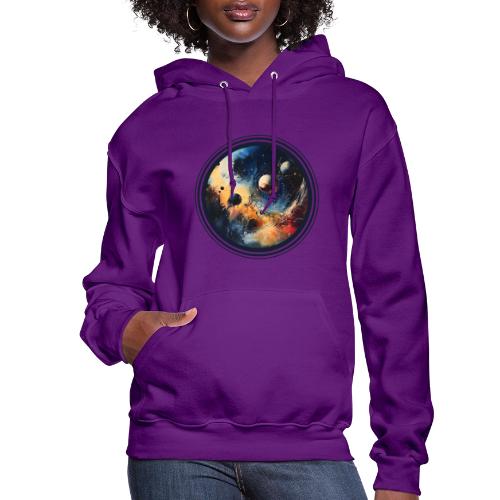 Chaotic Color Planets - Women's Hoodie