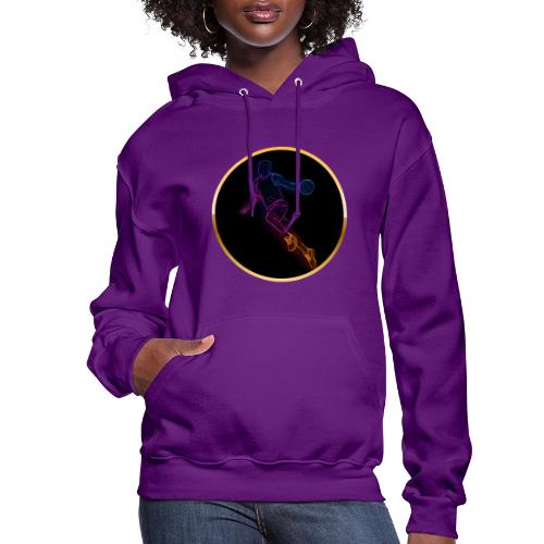 Basketball: Neon Jump Shot - Women's Hoodie