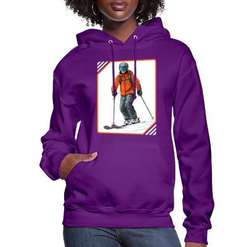 Skiing Thrill Ride - Women's Hoodie