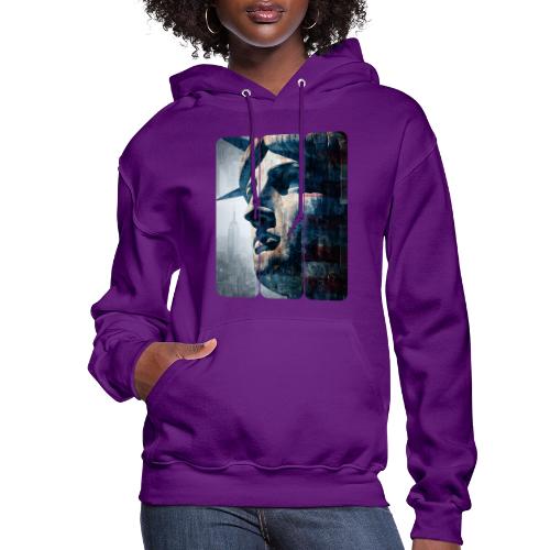 USA: Urban Liberty Triptych - Women's Hoodie
