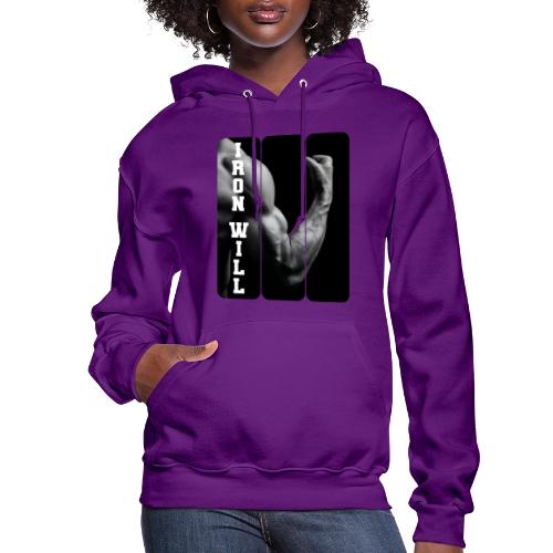 Bodybuilding: Iron Will - Women's Hoodie