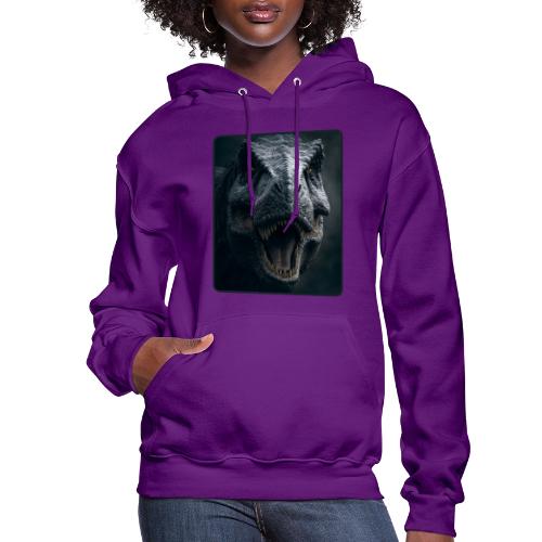 T Rex Cinematic Close-Up Design - Women's Hoodie