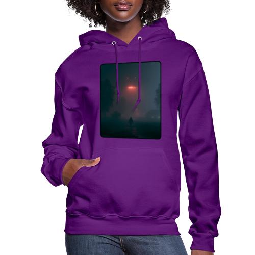 Mysterious UFO Encounter Design - Women's Hoodie