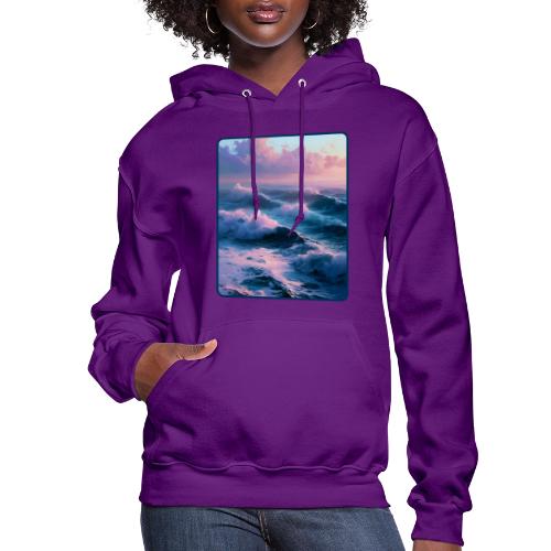 Dreamy Pastel Ocean Sunset Art - Women's Hoodie