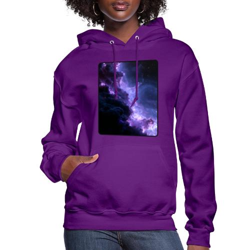 Purple Nebula Space Design - Women's Hoodie