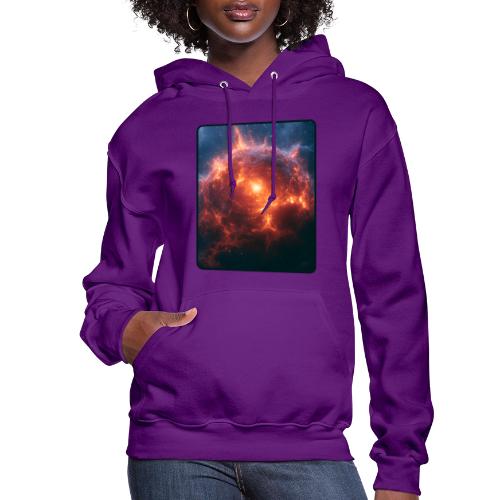 Exploding Supernova Space Art - Women's Hoodie