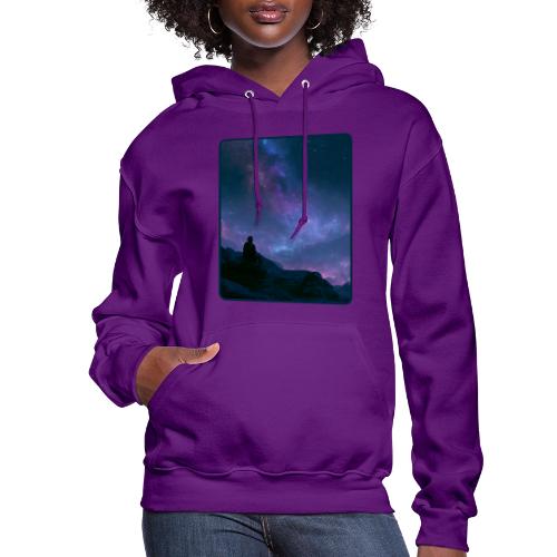 Stargazer Nebula Night Sky Art - Women's Hoodie
