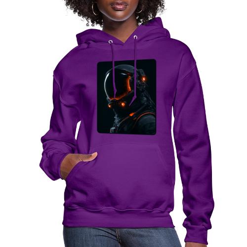 Futuristic Astronaut Helmet - Women's Hoodie