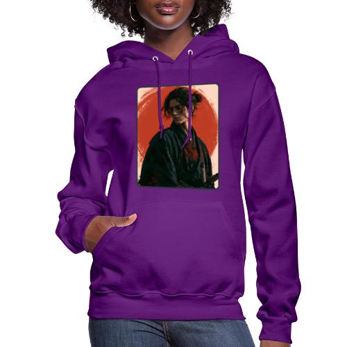 Samurai Beneath the Red Sun - Women's Hoodie