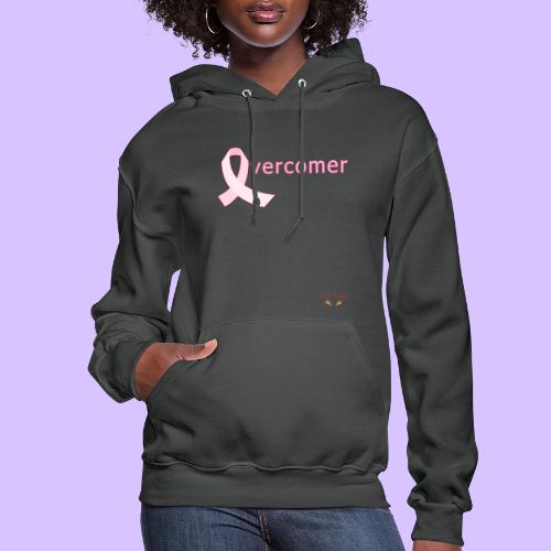 OVERCOMER - Breast Cancer Awareness - Women's Hoodie