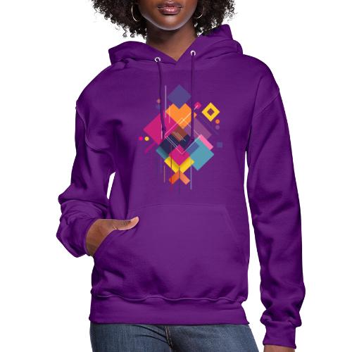 Vibrant Geometry - Women's Hoodie