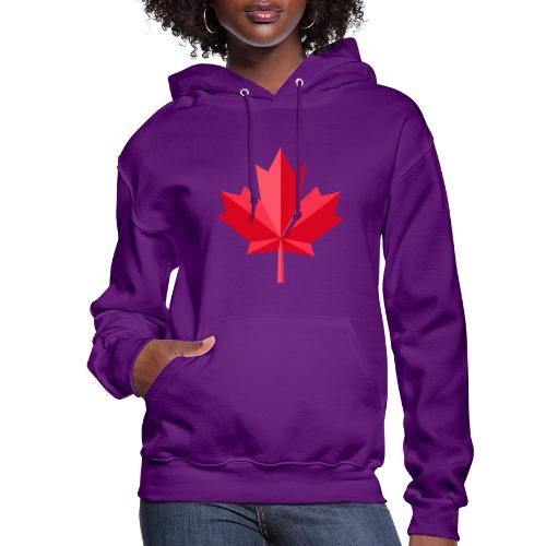 Canadian red maple leaf - Women's Hoodie