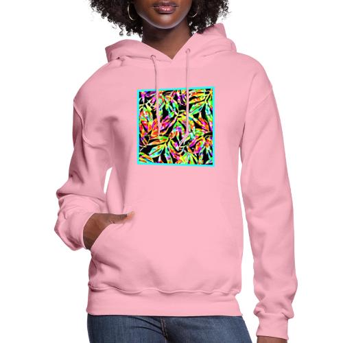 Chic Neon Pattern: Vibrant Bliss - Women's Hoodie