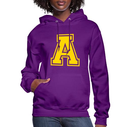 Letter A – Capital Athletic Alphabet Monogram - Women's Hoodie