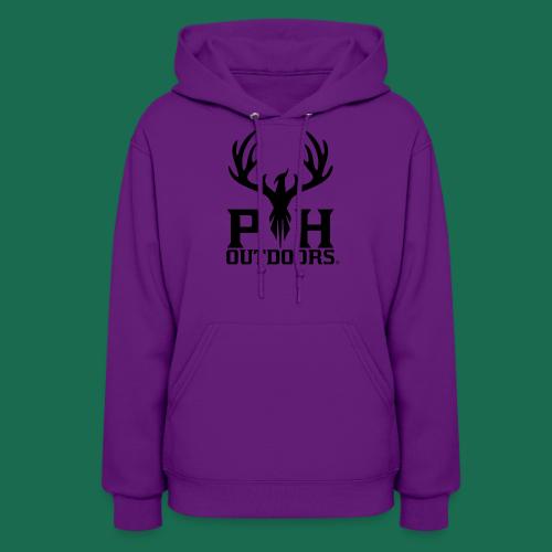 PH Outdoors® Black Logo - Women's Hoodie
