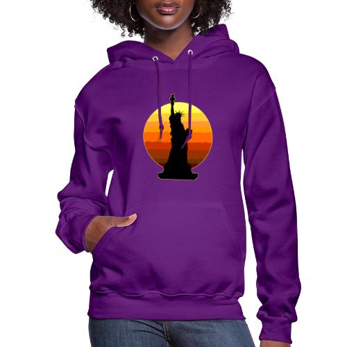 USA: Golden Horizon Liberty - Women's Hoodie
