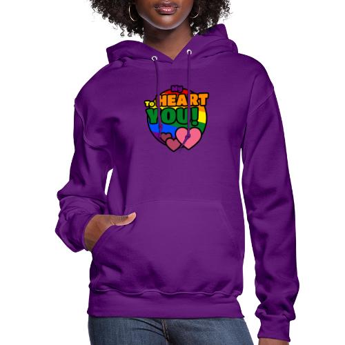 My Heart To You! I love you - printed clothes - Women's Hoodie