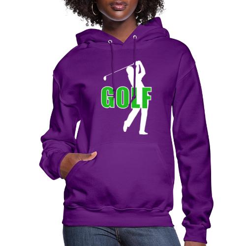 Golf: Classic Golf Motion - Women's Hoodie