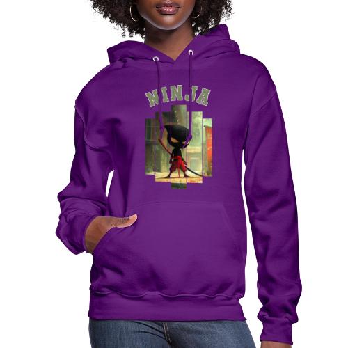 Cute Ninja Attack - Women's Hoodie
