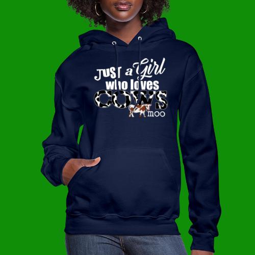 Just a Girl Who Loves Cows - Women's Hoodie