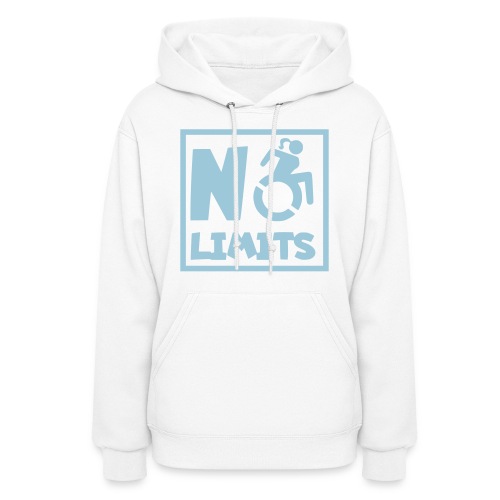 No limits for this female wheelchair user - Women's Hoodie