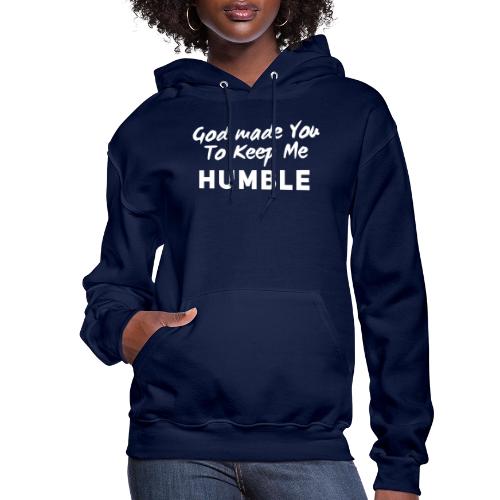 Christian humility (white) - Women's Hoodie