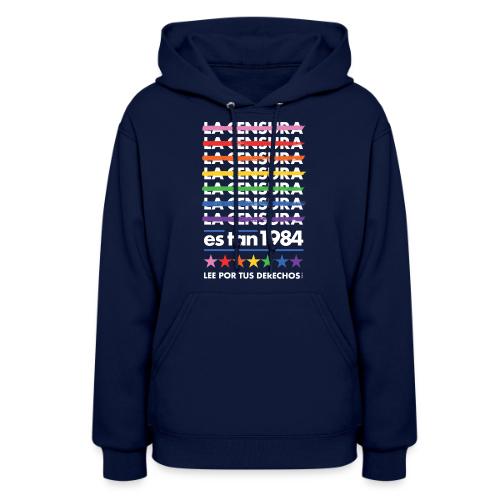 Censorship Is So 1984 (Rainbow/Spanish) - Women's Hoodie