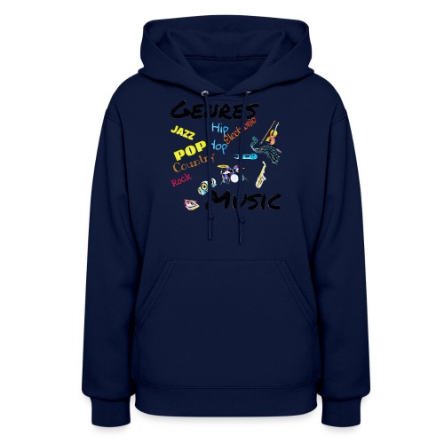 Genres and Music - Women's Hoodie