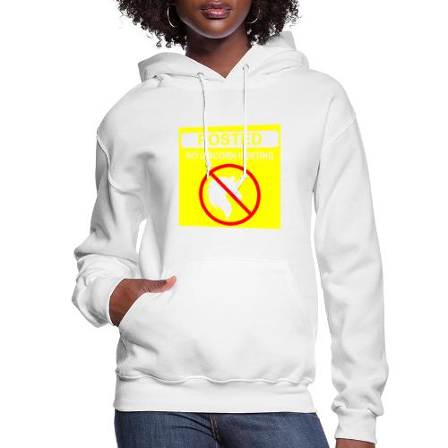 Posted Unicorn Hunting (open) - Women's Hoodie