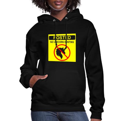 Posted Unicorn Hunting (open) - Women's Hoodie
