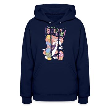 Looney Tunes Tweety Et Sylvestre Eggcellent Team - Molleton à capuche pour femmes - marine - Devant - Camila (177cm)