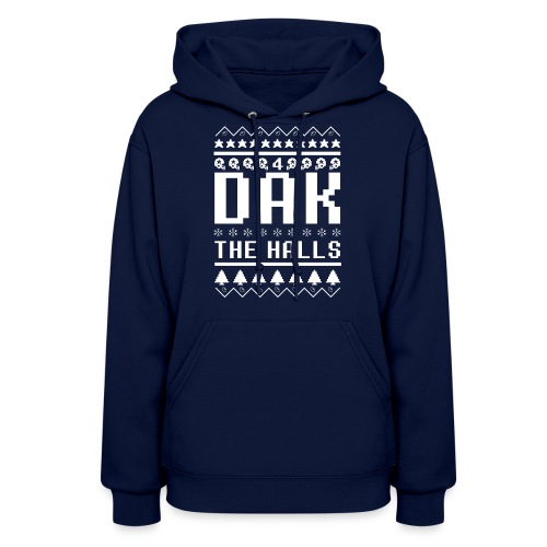 Dak The Halls Ugly Christmas Sweater - Women's Hoodie