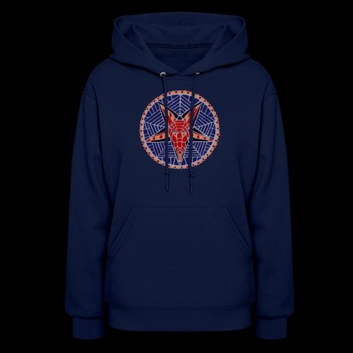 Corpsewood Stained-Glass Baphomet - Women's Hoodie