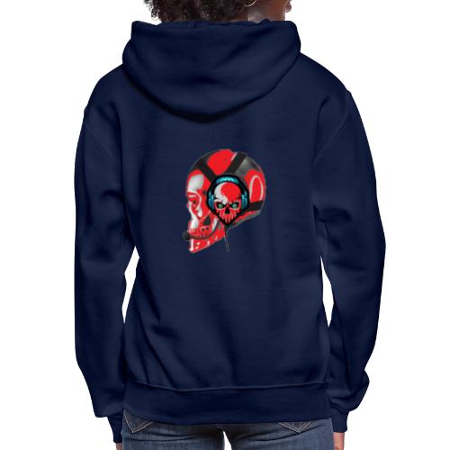 red head gaming logo no background transparent - Women's Hoodie